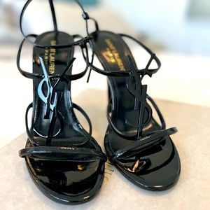 Saint Laurent
Women's Cassandra Strappy High Heel Sandals